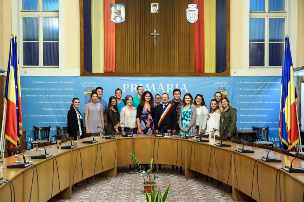 Students in Romania