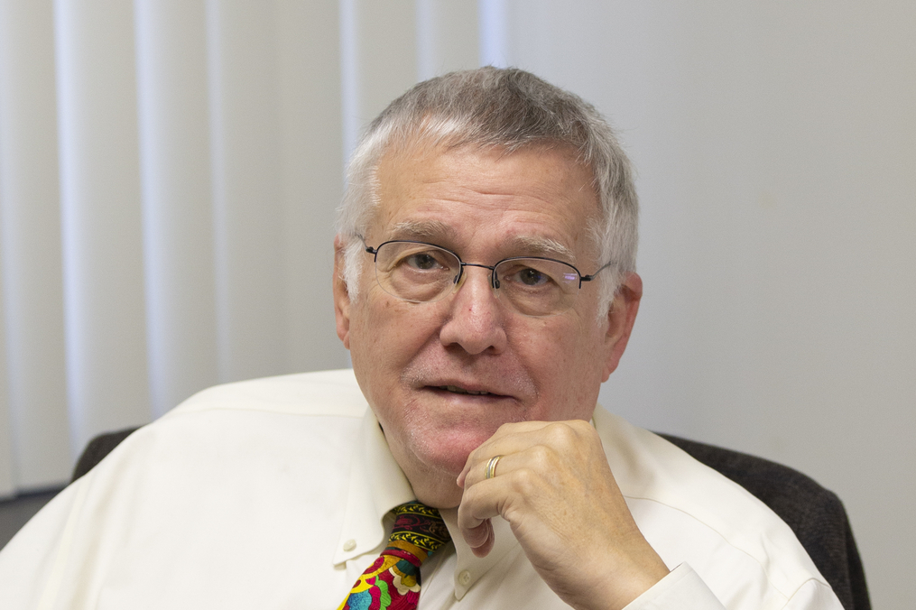 Dr. David Felten in his office 