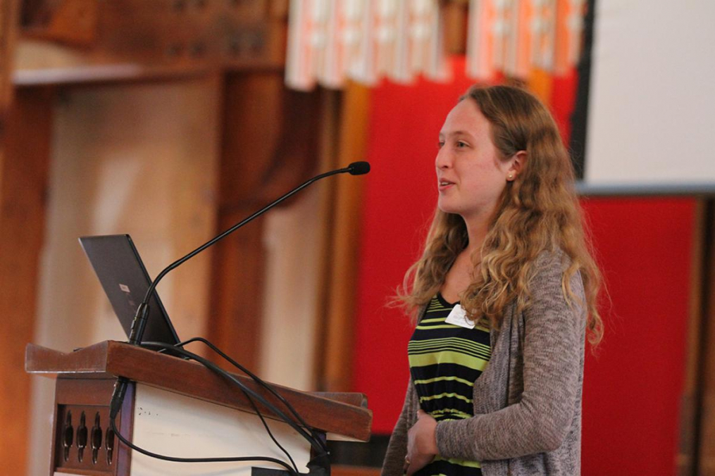 Author and venture capitalist Scott Hartley speaks at the 30th annual Carl and Fanny Fribolin Lecture.